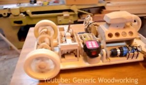 Fabrication d'une voiture en bois avec un moteur fonctionnel