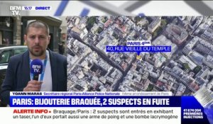 Bijouterie braquée à Paris : les deux suspects avaient un taser, une arme de poing et une bombe lacrymogène