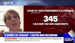 Covid-19: la directrice générale de l'ARS Réunion affirme que le taux d'incidence a doublé en une semaine sur l'île