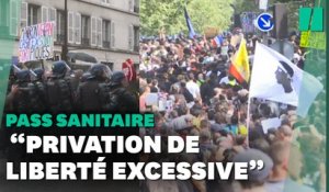Pass sanitaire: 237.000 manifestants partout en France, très encadrés par la police