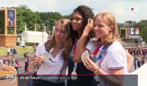 Jeux olympiques : les athlètes français de retour avec leur médaille, mais sans la fête