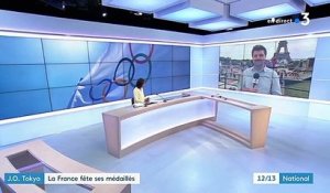 JO 2021 : les médaillés Français rentrent à Paris