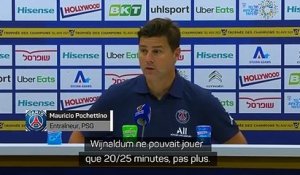 PSG - Pochettino : "Wijnaldum ne pouvait jouer que 20/25 minutes, pas plus"