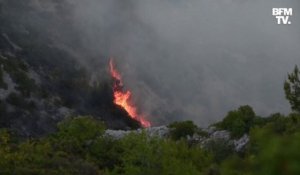 Environ 850 hectares de végétation détruits dans un incendie en Croatie