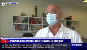 Plan blanc dans les hôpitaux de Marseille: pour le Pr Jouve, "la situation n'est pas alarmante mais très préoccupante"
