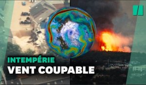 Inondations et incendies en Europe: ce vent qui explique la météo extrême