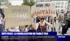 Manifestations contre le pass sanitaire: la mobilisation ne faiblit pas
