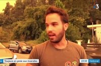 Grèce : l'île d'Eubée continue d'être ravagée par les flammes