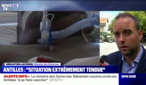 Sébastien Lecornu: "On a un plan cible à 130 lits de réanimation" en Guadeloupe