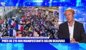 Manif anti-pass : près de 215 000 manifestants selon Beauvau - 14/08