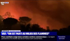 Incendie dans le Var: ce vacancier explique "avoir foncé au milieu des flammes pour sauver sa peau"