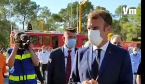 Incendie de Gonfaron: Emmanuel Macron salue le courage des ...