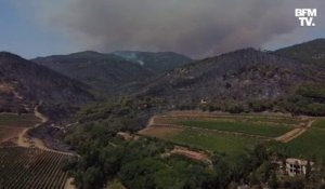 Les images des dégâts provoqués par l'incendie monstre dans le Var