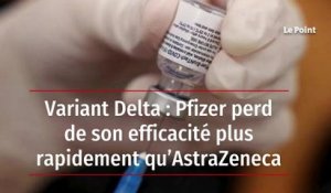 Variant Delta : Pfizer perd de son efficacité plus rapidement qu’AstraZeneca