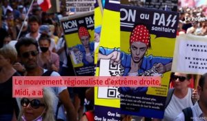 Manifestations antipass sanitaire - des affrontements à Montpellier