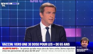 Olivier Véran sur le Covid-19: "Plus de 80% des Français qui peuvent se faire vacciner ont reçu au moins une injection"