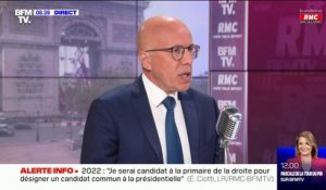 Éric Ciotti sur 2022: "S'il y a deux candidats à droite, ce n'est même pas la peine d'y aller"