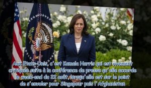 Kamala Harris - ce gros moment de malaise face aux journalistes qui a été filmé