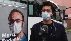 Lancement de la vaccination dans des magasins en Région bruxelloise (Rayane Sadad)