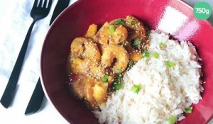 Curry de crevettes