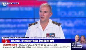 Afghanistan: "On a sauvé des vies (...), on peut être fiers de ce pont aérien", affirme le contre-amiral Jacques Fayard