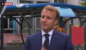 Emmanuel Macron à Marseille : «On doit continuer à vivre, éduquer et apprendre avec le virus»