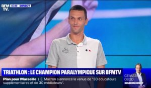 Le champion paralympique Alexis Hanquinquant, médaillé d'or au triathlon, témoigne sur BFMTV