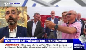 Dîner avec Marine Le Pen: Robert Ménard "ne peut pas imaginer qu'Éric Zemmour refuse de discuter avec quelqu'un"