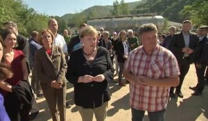 Allemagne : Angela Merkel réitère sa promesse d'aide aux sinistrés des inondations