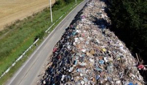 En Belgique, une autoroute abandonnée transformée en dépotoir géant