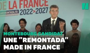 Candidat à la présidentielle, Montebourg promet une "remontada" industrielle, salariale et écologique