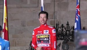 Vuelta - Le bonheur de Primož Roglič sur le podium