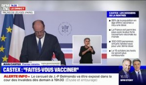 Jean Castex sur la campagne de rappel vaccinal: "300.000 personnes ont pris rendez-vous pour recevoir une nouvelle injection"