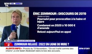Éric Zemmour relaxé: pour son avocat, "c'est une nouvelle importante"