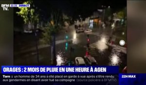 "Il a tellement plu d'un coup que les évacuations n'ont pas pu fonctionner": un habitant d'Agen raconte les inondations