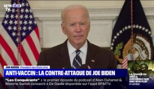 États-Unis: Joe Biden estime qu'"une minorité d'Américains, soutenue par une minorité de politiques empêche de tourner la page" du Covid-19