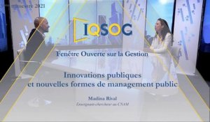 Innovations publiques et nouvelles formes de management public [Madina Rival]