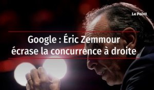 Google : Éric Zemmour écrase la concurrence à droite