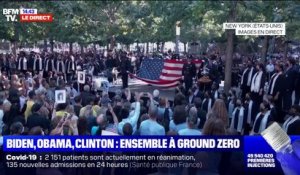 11-Septembre: l'hymne national américain résonne à Ground Zero pour le début des commémorations