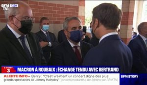 "On aura un débat, un vrai débat": l'échange glacial entre Xavier Bertrand et Emmanuel Macron