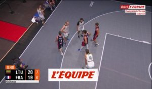 La France battue par la Lituanie - Basket 3x3 - Euro (H)