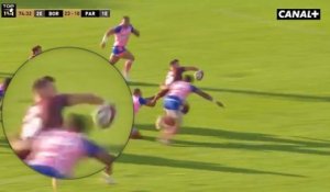 La magnifique chistera de Matthieu Jalibert face au Stade Français