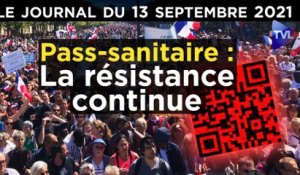 Pass-sanitaire : la résistance prend de l’ampleur - JT du lundi 13 septembre 2021