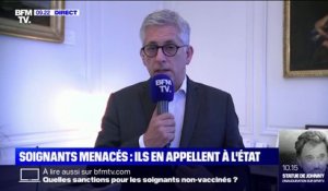 Menaces contre des soignants: le président de la Fédération hospitalière de France "espère que des plaintes vont être déposées"