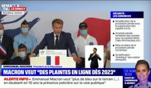 Emmanuel Macron annonce que les policiers auront un "centre de formation" sur le maintien de l'ordre