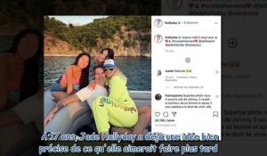 Laeticia Hallyday protectrice - elle évoque les photos dénudées de Jade sur les réseaux sociaux