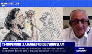 Gérard Chemla, avocat de 13 victimes au procès du 13-Novembre, réagissait aux propos de Salah Abdeslam