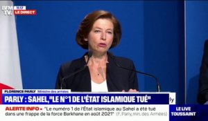 Florence Parly: "L'Etat islamique au Grand Sahara (EIGS) a été responsable de la mort de 2000 à 3000 civils depuis 2013"