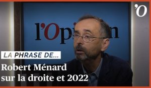 Présidentielle 2022: «C’est à cause de la droite si Emmanuel Macron est aujourd’hui le mieux placé», regrette Robert Ménard