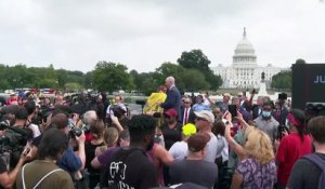Au Capitole, un dispositif ultra-musclé pour les manifestants en soutien des pro-Trump